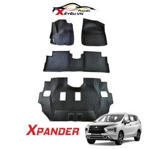 Thảm lót sàn xe ô tô Mitsubishi Xpander New - Macsim - Nhựa TPE cao cấp